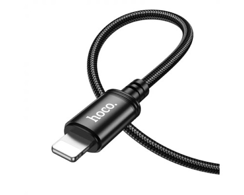 Кабель HOCO X91 Radiance charging data cable for iP(L=3M) Black (6931474788702)