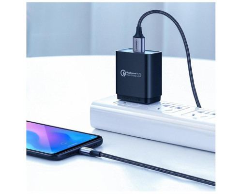 Кабель UGREEN US288 USB-C Male to USB 2.0 Male Cable Aluminum Braid 3m (Space Gray) (UGR-60408) (UGR-60408)