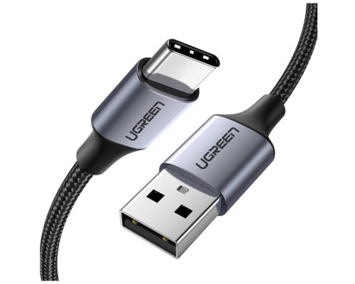 Кабель UGREEN US288 USB-C Male to USB 2.0 Male Cable Aluminum Braid 3m (Space Gray) (UGR-60408) (UGR-60408)