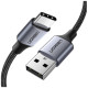 Кабель UGREEN US288 USB-C Male to USB 2.0 Male Cable Aluminum Braid 3m (Space Gray) (UGR-60408) (UGR-60408)