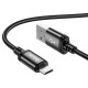 Кабель HOCO X89 Wind charging data cable Micro Black (6931474784346)