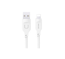 Кабель Usams US-SJ618 2.4A Lightning Charging & Data Cable - Moe Series 1m White (SJ618USB02)