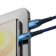 Кабель Baseus Glimmer Series Fast Charging Data Cable USB to Type-C 100W 2m Blue (CADH000503)