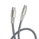 Кабель WUW-X201 Type-C to Type-C 100W 1m grey (WUW-X201TCTC)