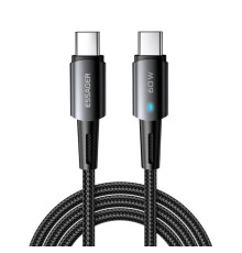 Кабель ESSAGER CG03 Type-C to Type-C 60W black (EXCTT2-CG03)