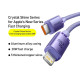 Кабель Baseus Crystal Shine Series Fast Charging Data Cable Type-C to iP 20W 2m Purple (CAJY000305)