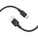 Кабель BOROFONE BX113 Lenny silicone charging data cable Micro(L=2M) Black (6941991115493)