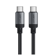 Кабель ACEFAST C20-03 USB-C to USB-C aluminum alloy charging data cable Black (6974316283775)
