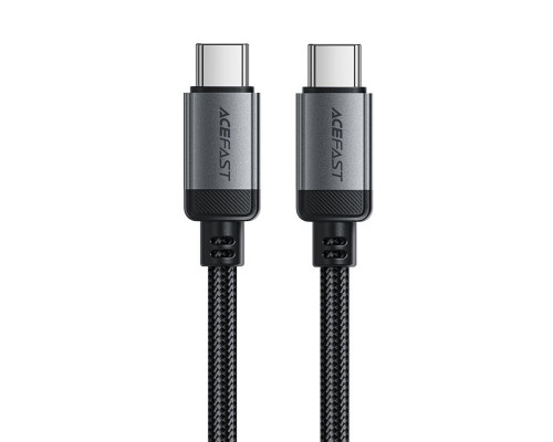Кабель ACEFAST C20-03 USB-C to USB-C aluminum alloy charging data cable Black (6974316283775)