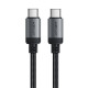 Кабель ACEFAST C20-03 USB-C to USB-C aluminum alloy charging data cable Black (6974316283775)