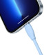 Кабель Baseus Jelly Liquid Silica Gel Fast Charging Data Cable USB to iP 2.4A 2m Blue (CAGD000103)