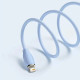 Кабель Baseus Jelly Liquid Silica Gel Fast Charging Data Cable USB to iP 2.4A 2m Blue (CAGD000103)