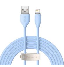 Кабель Baseus Jelly Liquid Silica Gel Fast Charging Data Cable USB to iP 2.4A 2m Blue (CAGD000103)