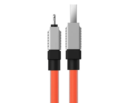 Кабель Baseus CoolPlay Series Fast Charging Cable USB to iP 2.4A 1m Orange (CAKW000407)