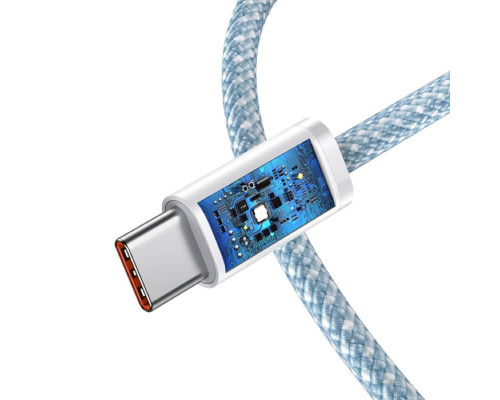 Кабель Baseus Dynamic Series Fast Charging Data Cable Type-C to Type-C 100W 2m Blue (CALD000303)