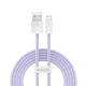 Кабель Baseus Dynamic 2 Series Fast Charging Data Cable USB to iP 2.4A 1m Purple (CALD040005)