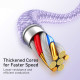 Кабель Baseus Dynamic 2 Series Fast Charging Data Cable USB to iP 2.4A 1m Purple (CALD040005)