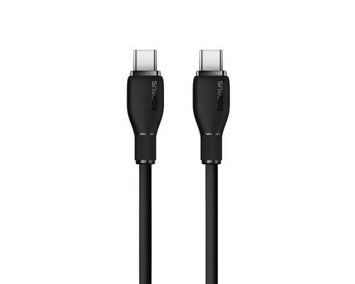 Кабель Baseus Pudding Series Fast Charging Cable Type-C to Type-C 100W 1.2m Cluster Black (P10355702111-00)
