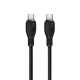 Кабель Baseus Pudding Series Fast Charging Cable Type-C to Type-C 100W 1.2m Cluster Black (P10355702111-00)