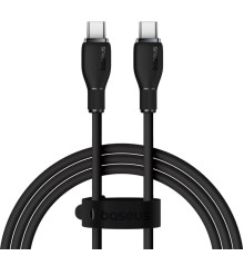 Кабель Baseus Pudding Series Fast Charging Cable Type-C to Type-C 100W 1.2m Cluster Black (P10355702111-00)