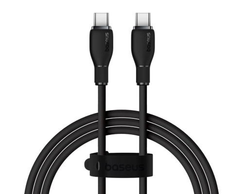 Кабель Baseus Pudding Series Fast Charging Cable Type-C to Type-C 100W 1.2m Cluster Black (P10355702111-00)