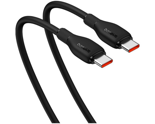 Кабель Baseus Pudding Series Fast Charging Cable Type-C to Type-C 100W 1.2m Cluster Black (P10355702111-00)