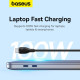 Кабель Baseus Pudding Series Fast Charging Cable Type-C to Type-C 100W 1.2m Cluster Black (P10355702111-00)