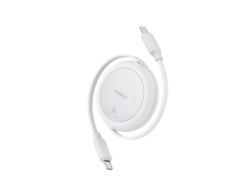 Кабель Baseus Free2Pull Mini Charging Cable USB-C to USB-C 60W 1m Moon White (P10364500211-01)