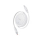 Кабель Baseus Free2Pull Mini Charging Cable USB-C to USB-C 60W 1m Moon White (P10364500211-01)