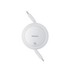 Кабель Baseus Free2Pull Mini Charging Cable USB-C to USB-C 60W 1m Moon White (P10364500211-01)