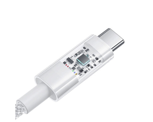 Кабель Baseus Gem Fast-Charging Data Cable USB to USB-C 100W 2m Moon White (P10373002211-01)