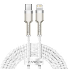 Кабель Baseus Cafule Series Metal Data Cable Type-C to iP PD 20W 2m White (CATLJK-B02)