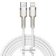 Кабель Baseus Cafule Series Metal Data Cable Type-C to iP PD 20W 2m White (CATLJK-B02)