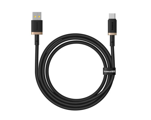 Кабель Baseus Dura Series Fast Charging Cable USB to Type-C 60W 1m Gold+Black (P10377802U01-00)