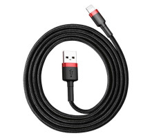 Кабель Baseus Cafule Cable USB For Lightning 1.5A 2m Red+Black (CALKLF-C19)