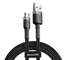 Кабель Baseus Cafule Cable USB For Micro 2.4A 1m Gray+Black (CAMKLF-BG1)