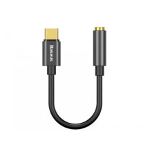 Кабель-перехiдник Baseus Type-C Male to 3.5mm Female Adapter L54 Black (CATL54-01)
