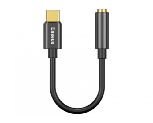 Кабель-перехiдник Baseus Type-C Male to 3.5mm Female Adapter L54 Black (CATL54-01)