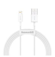 Кабель Baseus Superior Series Fast Charging Data Cable USB to iP 2.4A 1.5m White (CALYS-B02)