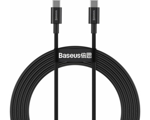 Кабель Baseus Superior Series Fast Charging Data Cable Type-C to Type-C 100W 2m Black (CATYS-C01)