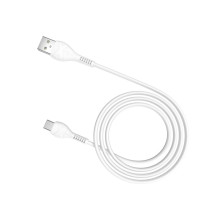 Кабель HOCO X37 USB to Type-C 3A, 1m, PVC, PVC connectors, White (6931474710512)