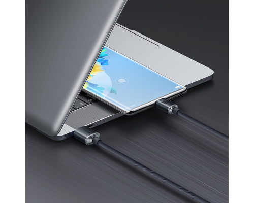 Кабель Baseus Crystal Shine Series Fast Charging Data Cable USB to Type-C 100W 2m Black (CAJY000501)