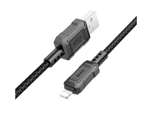 Кабель HOCO X94 Leader charging data cable iP Black (6931474794239)