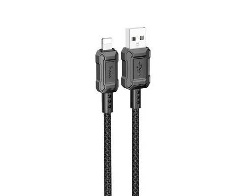 Кабель HOCO X94 Leader charging data cable iP Black (6931474794239)