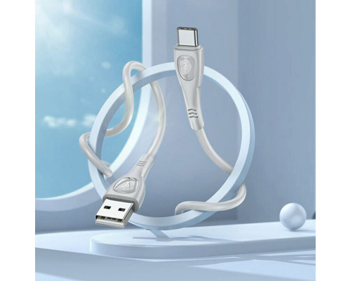 Кабель BOROFONE BX98 Type-C Superior charging data cable Gray (BX98CG)