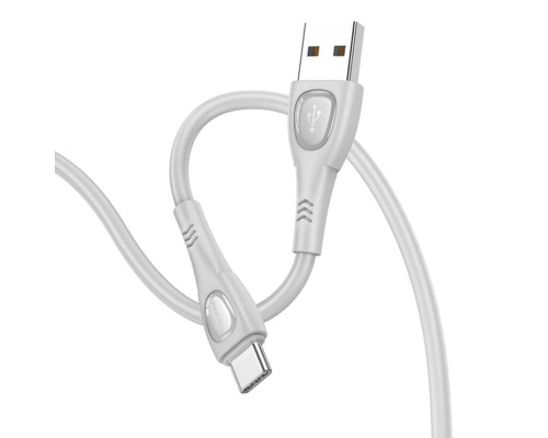 Кабель BOROFONE BX98 Type-C Superior charging data cable Gray (BX98CG)