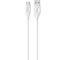 Кабель Usams US-SJ619 3A Type-C Charging & Data Cable - Moe Series 1m White (SJ619USB02)