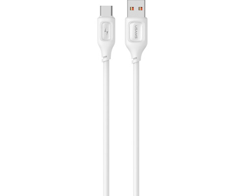 Кабель Usams US-SJ619 3A Type-C Charging & Data Cable - Moe Series 1m White (SJ619USB02)