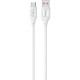 Кабель Usams US-SJ619 3A Type-C Charging & Data Cable - Moe Series 1m White (SJ619USB02)