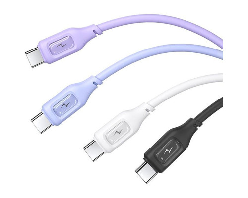 Кабель Usams US-SJ619 3A Type-C Charging & Data Cable - Moe Series 1m White (SJ619USB02)